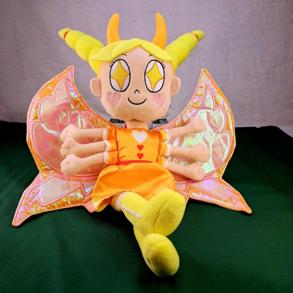 Star Vs The Forces of Evil Star‎ Butterfly Plush Toy Wings Stuffed Doll